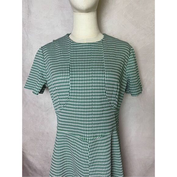 Vintage 1970s Houndstooth Dress - Picture 3 of 7